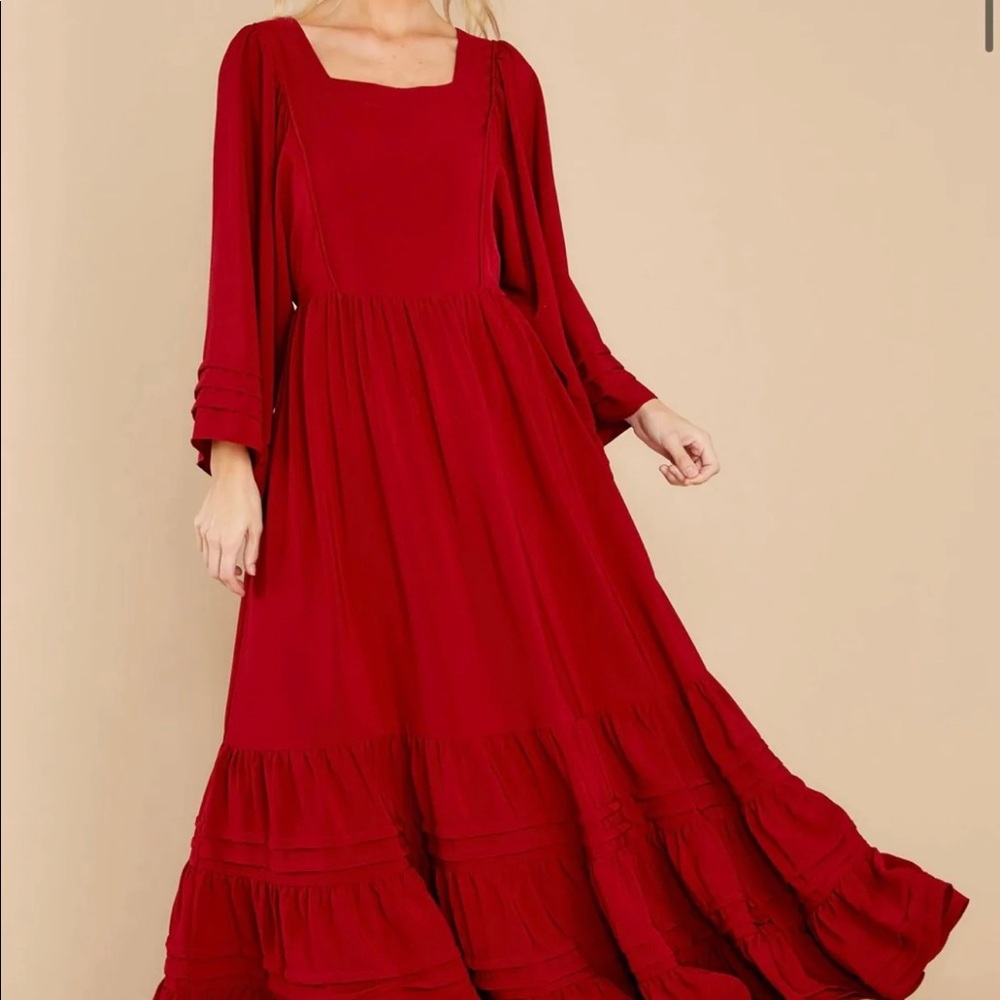 Burgundy Maxi Dress